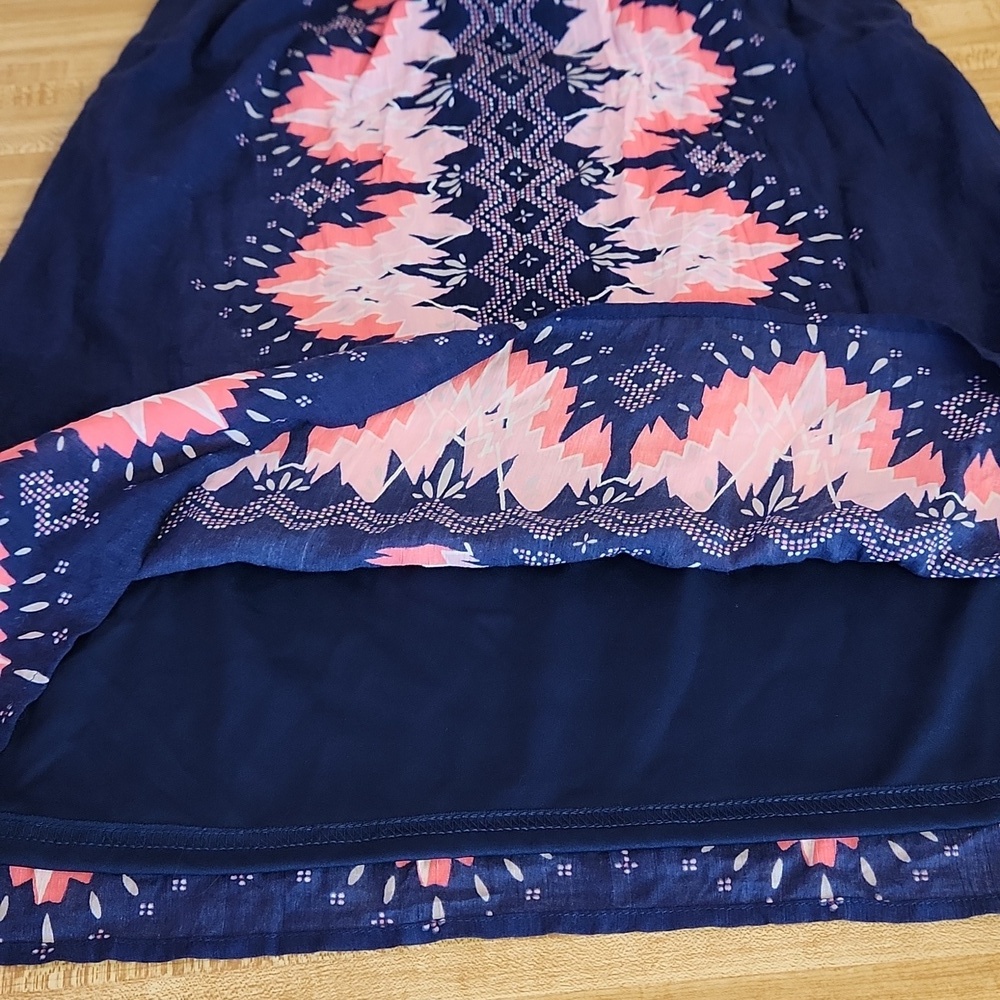 AEROPOSTALE Navy Pink Boho Sundress, size XS - Picture 8 of 8